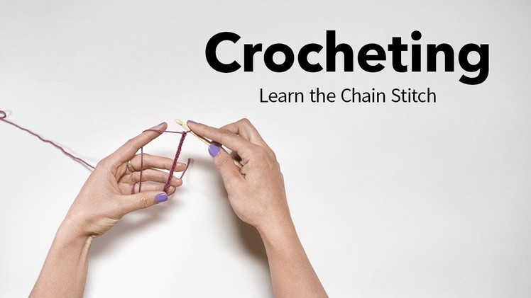Easy Crochet Chain Stitch Tutorial