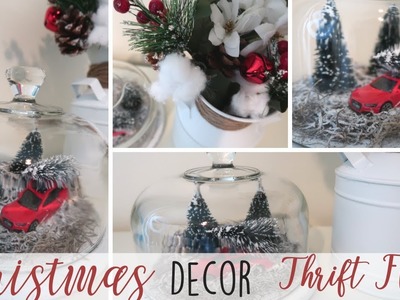 Farmhouse Christmas Thrift Flip | Rustic  Christmas Decor DIY | Dollar Tree Decor