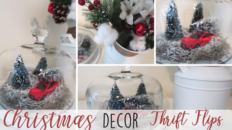 Farmhouse Christmas Thrift Flip | Rustic  Christmas Decor DIY | Dollar Tree Decor