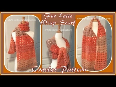 Fur Latte Wrap Scarf Crochet Pattern