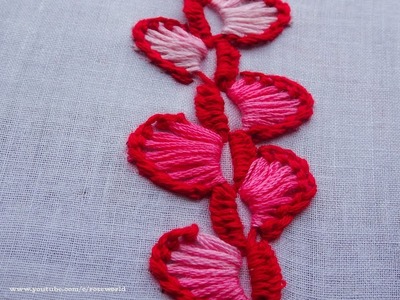 Hand Embroidery :Border Design | Basic embroidery | decorative stitch