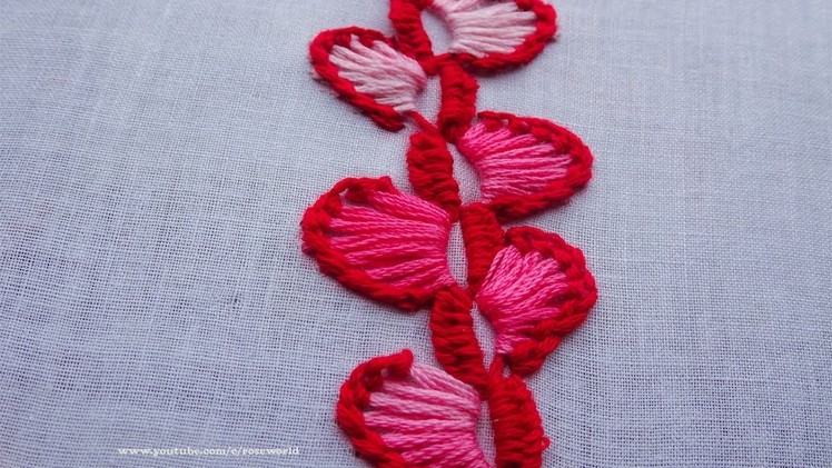 Hand Embroidery :Border Design | Basic embroidery | decorative stitch