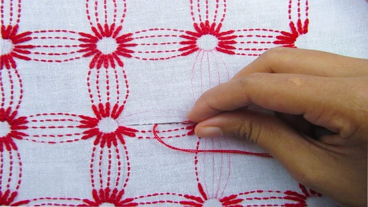 Hand Embroidery । Latest Nakshi Kantha Design Tutorial। নকশী কাথা সেলাই। Crafts & Embroidery