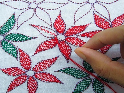 Hand Embroidery; Phulkari Dopatta. Phulkari Orna.Phulkari Shalwar. Kantha Stitch