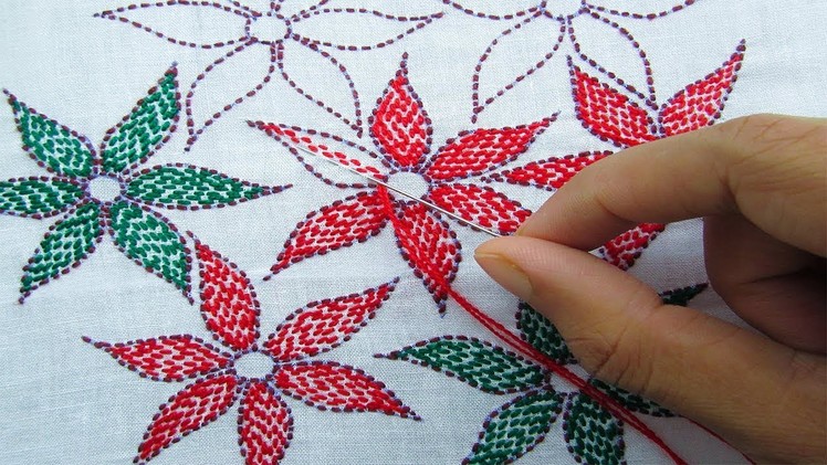 Hand Embroidery; Phulkari Dopatta. Phulkari Orna.Phulkari Shalwar. Kantha Stitch