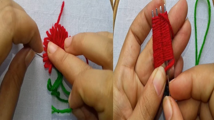 Hand Embroidery Tricks | Amazing Tricks Embroidery.
