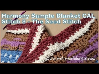 Harmony Sample Blanket Cal - Stitch 8 The Seed Stitch