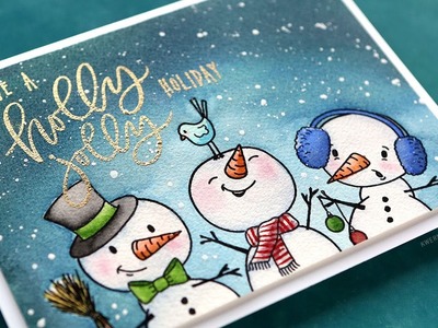 Holiday Card Series 2018 - Day 14 - Snow Buddies