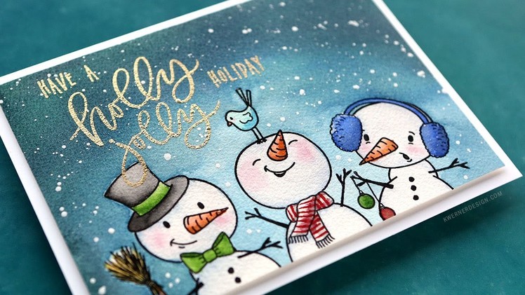 Holiday Card Series 2018 - Day 14 - Snow Buddies