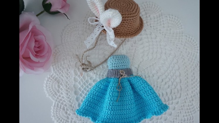 How to crochet doll clothes. doll outfit