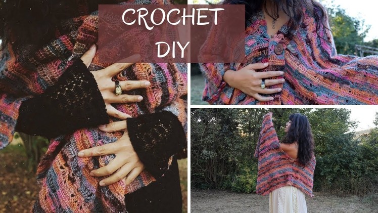 How to Crochet Fall Shawl Wrap