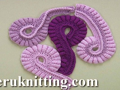 How to Crochet Freeform Element Tutorial 26