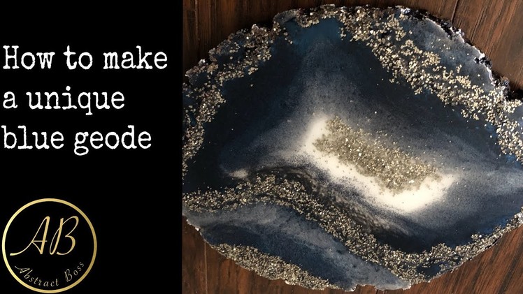 How to make a unique blue geode