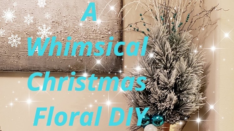 ????❄How to Make a Whimsical Christmas Floral Arrangement with Zgallerie Alex Vase