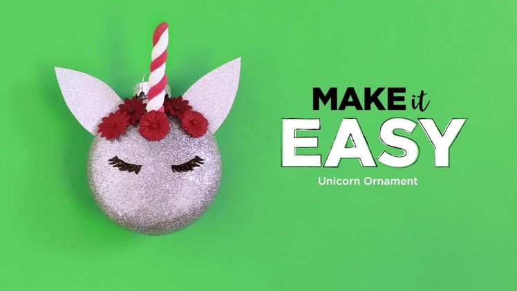 How To Make An Easy Unicorn Ornament | Michaels