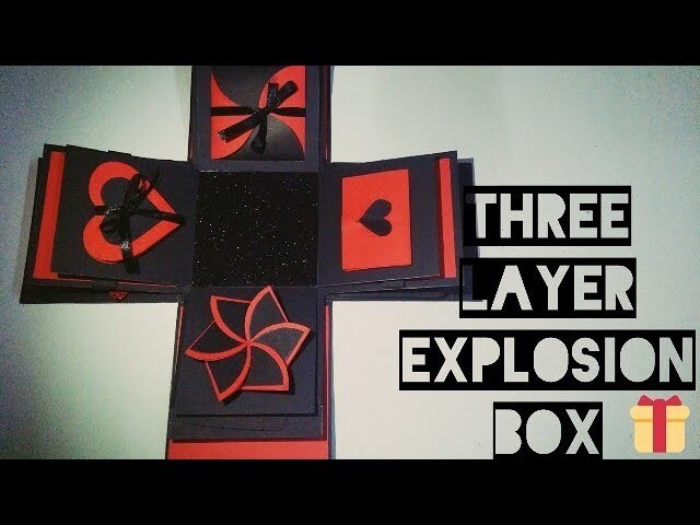 How to make - Explosion Box|| Diy explosion box|| Birthday.Valentine gift|| Aanal Shah||