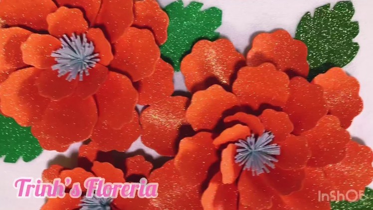 How to make foamy flower