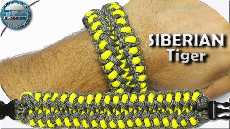 How To Make Paracord Bracelet Siberian Tiger DIY Paracord Tutorial