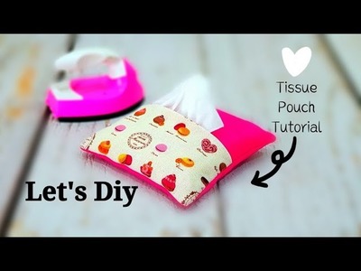 How to sew Tissue pouch | 正方形纸巾包diy 【布碎利用】#HandyMum❤❤