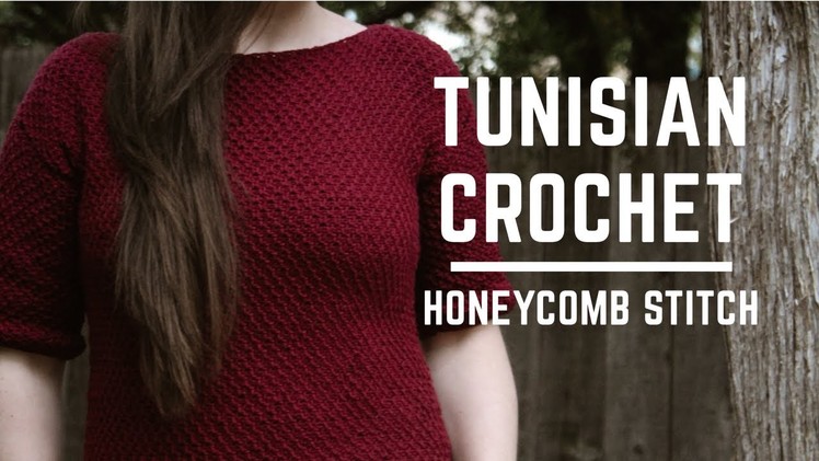 How To Tunisian Crochet The Honeycomb Stitch