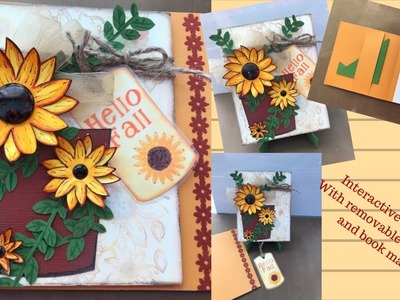 Interactive Card, Easel, Book Mark With A Twist