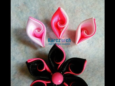 Kanzashi #21 Curved petal (easy way)