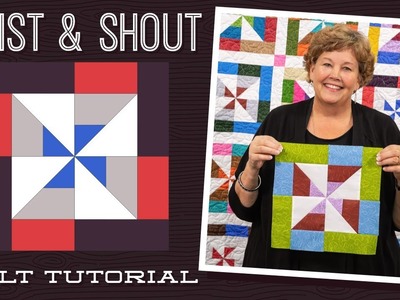 Make a "Twist And Shout"  Quilt with Jenny!