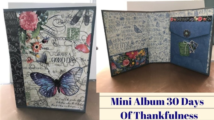 Mini Album 30 Days Of Thankfulness For November