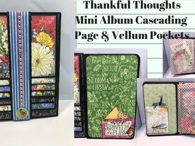 Mini Album Pocket #3 Waterfall Page & Vellum Pockets