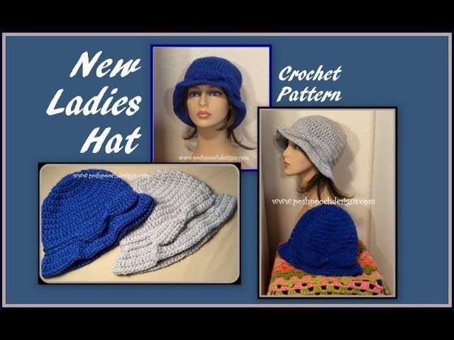New Ladies Winter Hat Crochet Pattern