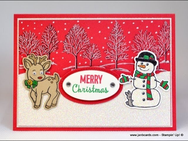 No.426 - Snowman Card (2 of 3 videos) UK Stampin' Up! Independent Demonstrator