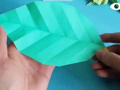 Origami Leaves ????, Easy Origami Tutorial Seri