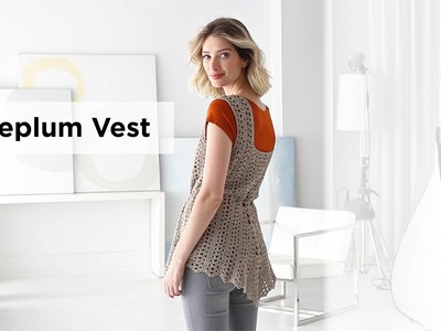 Peplum Vest made with 24.7 Cotton®