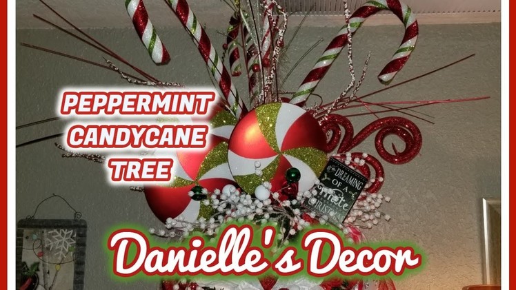 Peppermint Candy Cane Tree