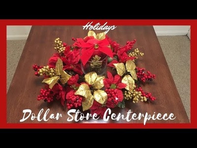 Simple & Cheap  Dollar store Christmas centerpiece (READ DESCRIPTION FOR DETAILED INFO!)