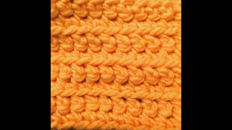 Single crochet stitch for beginners Albanian Stitch Lesson #2