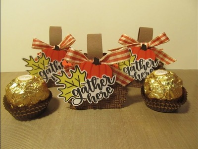 Tags Bags Boxes & Bows #1~ Thanksgiving Candy Favor Box