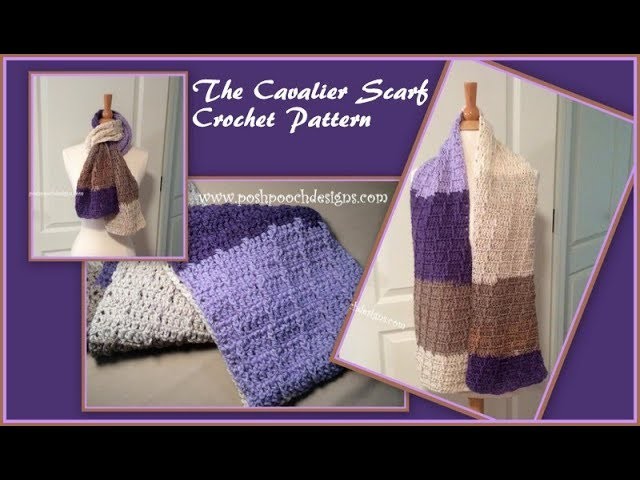 The Cavalier Scarf Crochet Pattern