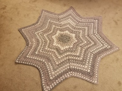 The Granny Star Blanket Crochet Tutorial!