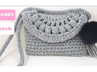 (코바늘 클러치뜨기)Crochet puff stitch