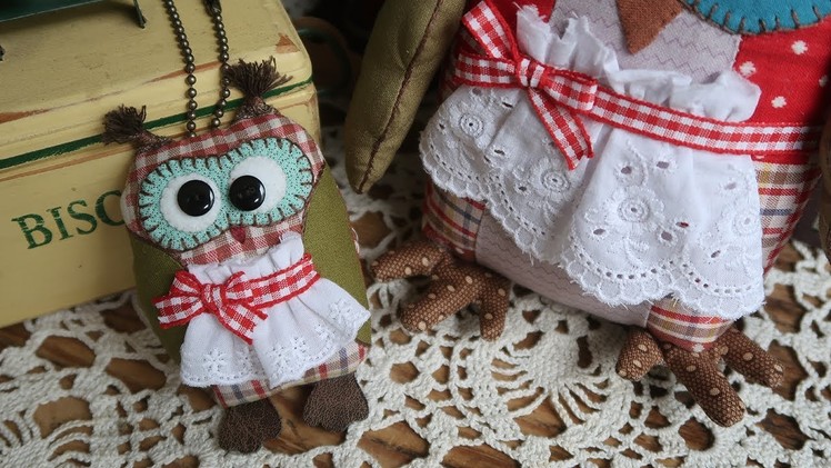 퀼트 부엉이인형 만들기 #2.2 │Owl Plush Toy Part.2 │ Hand Quilt │ How To DIY Craft Tutorial