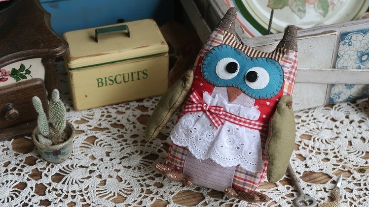 퀼트 부엉이인형 만들기 #1.2 │Owl Plush Toy Part.1 │ Hand Quilt │  How To DIY Craft Tutorial