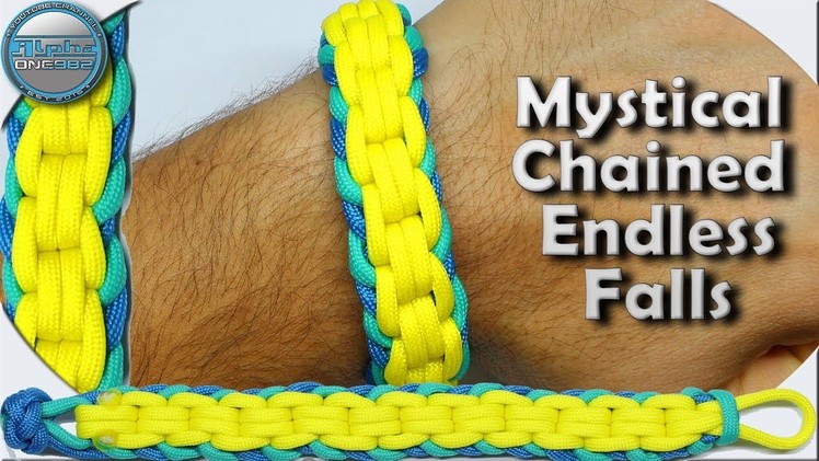 World of Paracord How to Make a Paracord Bracelet Mystical Chained Endless Falls Simple Fast & Easy