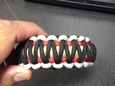 3 and 4 Color Paracord Bracelet Variation