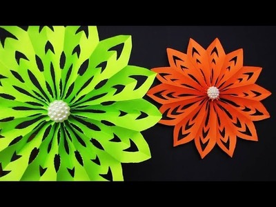 3 D STAR! Christmas decorations. Wall Decoration Ideas| Paper Flower Wall Hanging