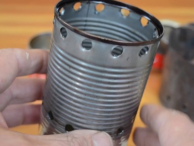 A New Design of Alcohol Backpacker Stove boils water faster than a Trangia