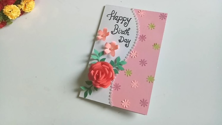 Beautiful Handmade Birthday Card idea -DIY GREETING cards for birthday