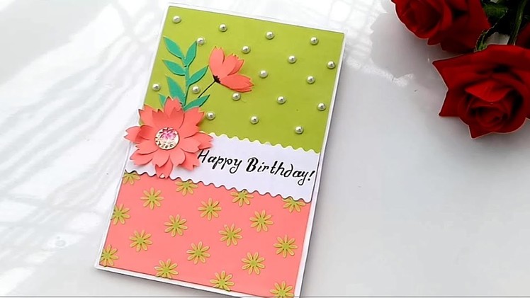 Beautiful Handmade Birthday card idea-DIY Greeting Cards for Birthday