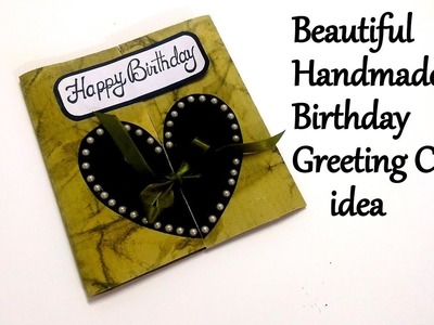 Beautiful Handmade Birthday Greeting Card Idea for Boyfriend | tutorial