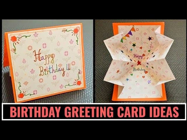 Beautiful Handmade Birthday Pop Up Card | DIY Birthday Card | DIY Greeting Cards #cardmakingideas